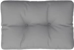 vidaXL Μαξιλάρι Παλέτας Γκρι 50 x 40 x 10 εκ. από Ύφασμα