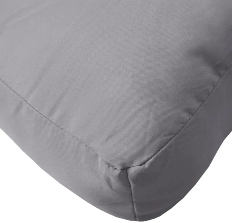 vidaXL Μαξιλάρι Παλέτας Γκρι 50 x 40 x 10 εκ. από Ύφασμα