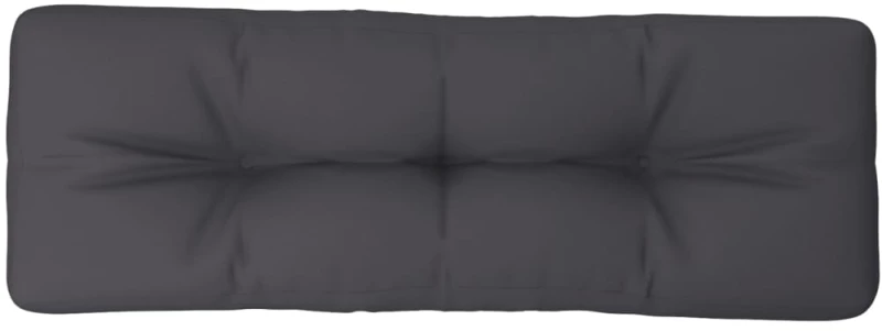 vidaXL Μαξιλάρι Παλέτας Ανθρακί 120 x 40 x 12 εκ. Υφασμάτινο
