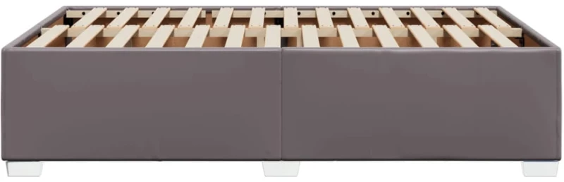 vidaXL Πλαίσιο Κρεβατιού Γκρι 120 x 200 εκ. από Συνθετικό Δέρμα