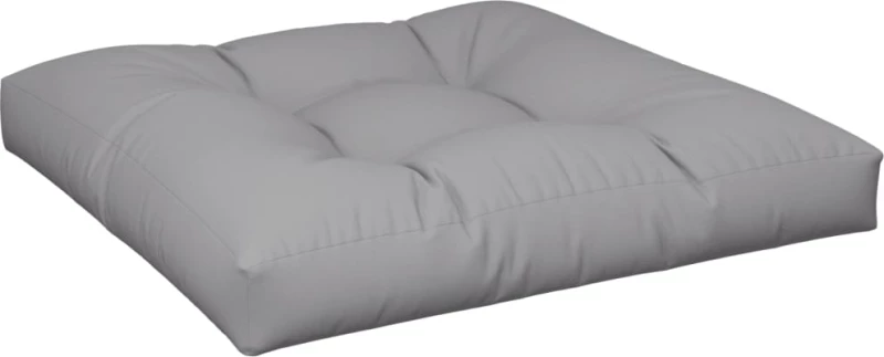vidaXL Μαξιλάρι Παλέτας Γκρι 80 x 80 x 12 εκ. Υφασμάτινο