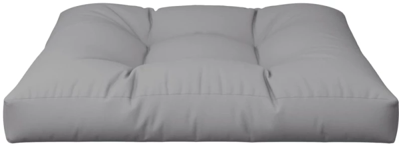 vidaXL Μαξιλάρι Παλέτας Γκρι 80 x 80 x 12 εκ. Υφασμάτινο