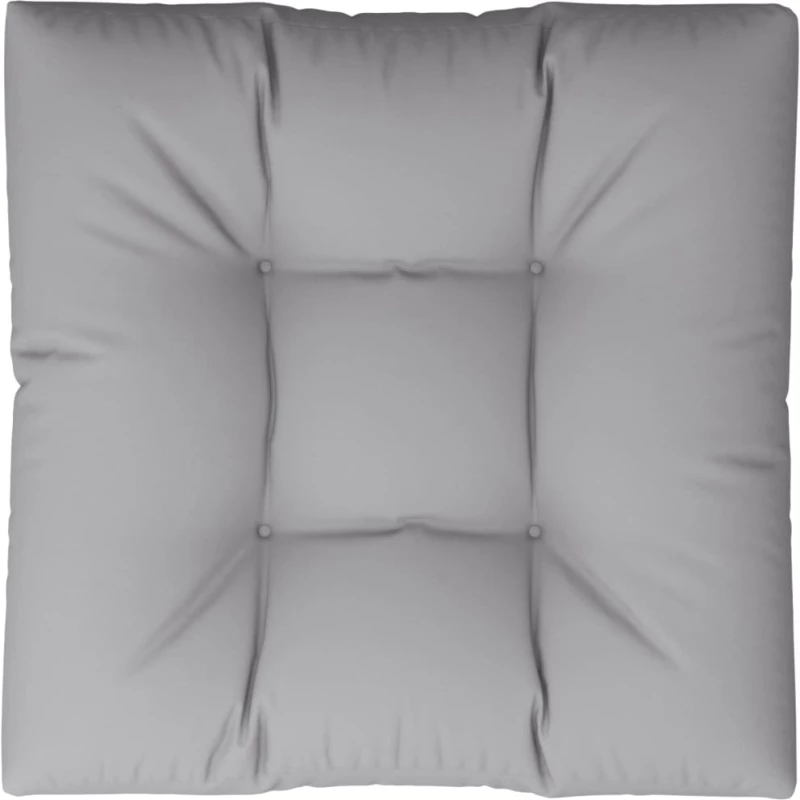vidaXL Μαξιλάρι Παλέτας Γκρι 80 x 80 x 12 εκ. Υφασμάτινο