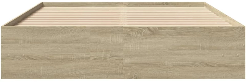 vidaXL Πλαίσιο Κρεβατιού Χωρ. Στρώμα Sonoma Δρυς 160x200 εκ. Επ. Ξύλο