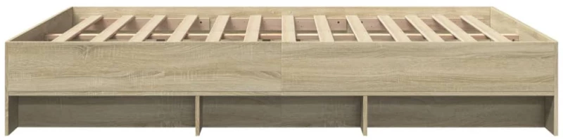 vidaXL Πλαίσιο Κρεβατιού Χωρ. Στρώμα Sonoma Δρυς 160x200 εκ. Επ. Ξύλο