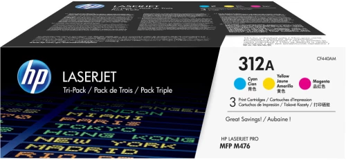 Τόνερ HP CF440AM Κυανό/Ματζέντα/Κίτρινο
