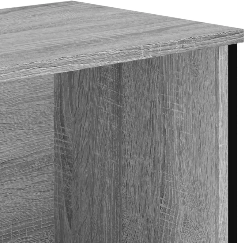 vidaXL Βιβλιοθήκη Γκρι Sonoma 80x31x106 εκ. από Επεξεργ. Ξύλο