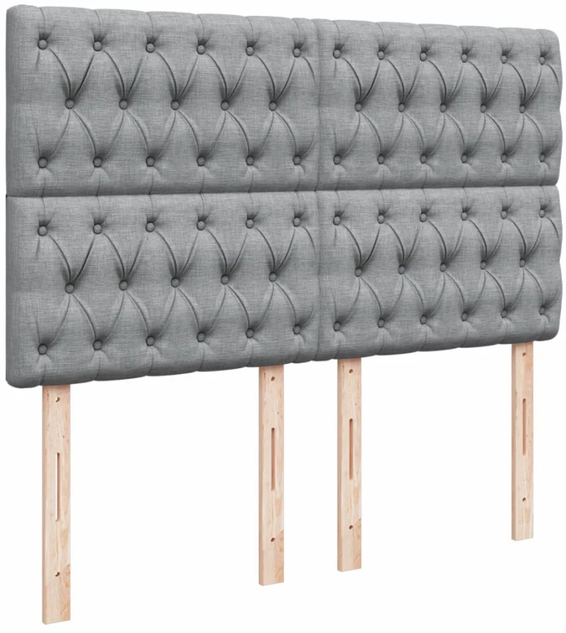 vidaXL Κρεβάτι Boxspring με Στρώμα Αν. Πράσινο 160x200εκ Υφασμάτινο