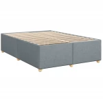 vidaXL Κρεβάτι Boxspring με Στρώμα Αν. Πράσινο 160x200εκ Υφασμάτινο
