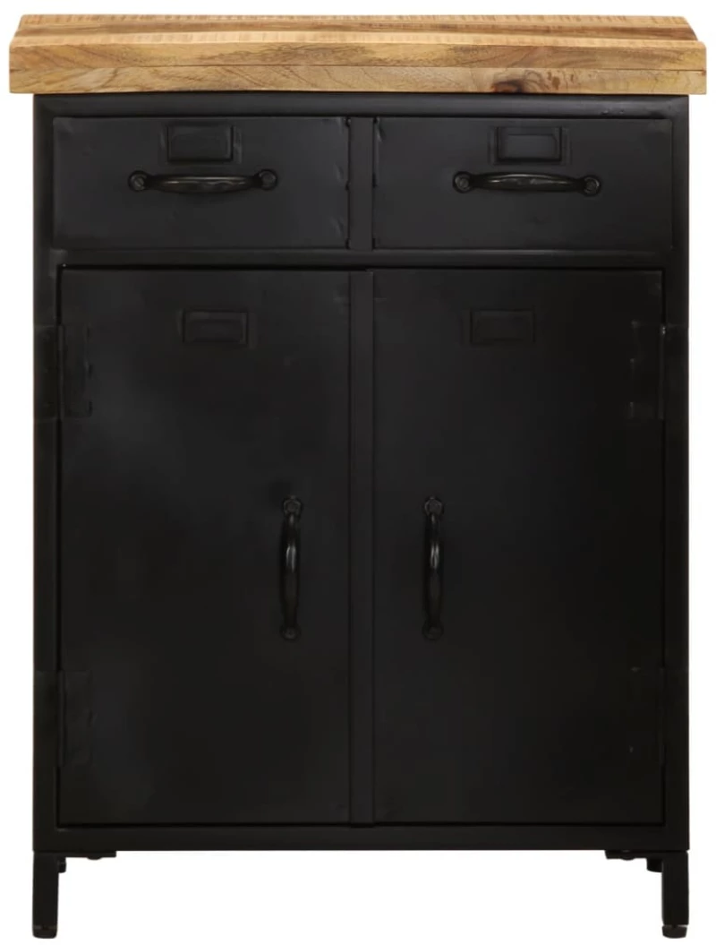 vidaXL Ντουλάπι 55 x 30 x 71 εκ. από Μασίφ Ξύλο Μάνγκο