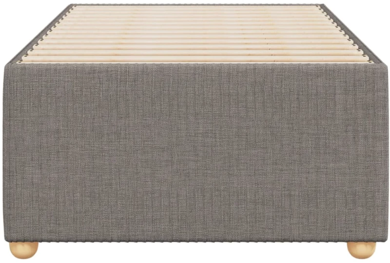 vidaXL Πλαίσιο Κρεβατιού Taupe 90x200 εκ. Υφασμάτινο
