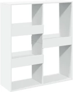 vidaXL Βιβλιοθήκη/Διαχωριστικό Χώρου Λευκό 100x33x115 εκ. Επεξ. Ξύλο