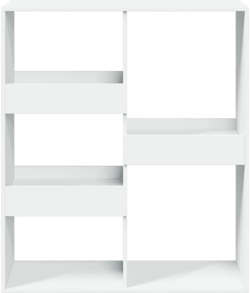 vidaXL Βιβλιοθήκη/Διαχωριστικό Χώρου Λευκό 100x33x115 εκ. Επεξ. Ξύλο