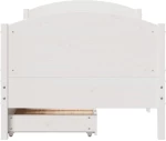 vidaXL Σκελετός Κρεβ. Χωρίς Στρώμα Λευκό 75x190 εκ Μασίφ Πεύκο