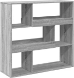 vidaXL Βιβλιοθήκη/Διαχωριστικό Χώρου Γκρι 100x33x94,5 εκ. Επεξ. Ξύλο