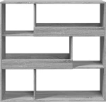 vidaXL Βιβλιοθήκη/Διαχωριστικό Χώρου Γκρι 100x33x94,5 εκ. Επεξ. Ξύλο