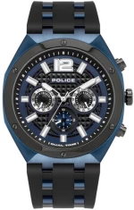 Ανδρικά Ρολόγια Police PL15995JSBLU03P (Ø 46 mm)