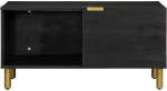 vidaXL Τραπεζάκι Σαλονιού Μαύρο 80x50x40 εκ. Επεξεργασμένο Ξύλο