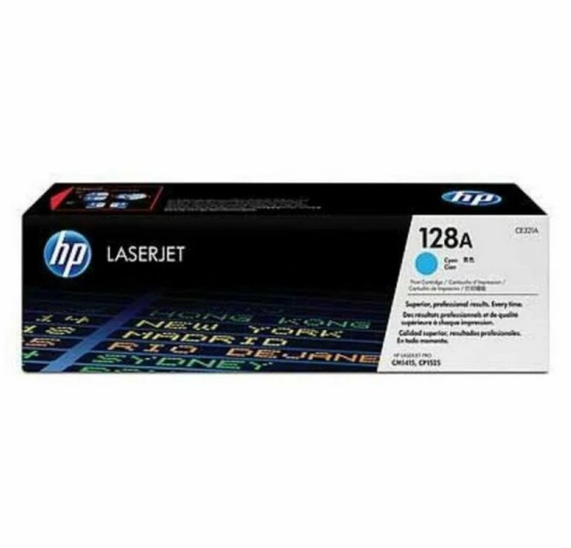 Γνήσιο Toner HP 128A Μαύρο Κυανό