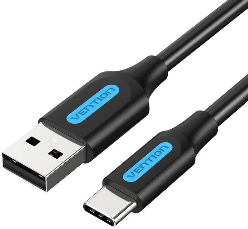 Charging Cable USB-A 2.0 to USB-C Vention COKBD 0,5m (black)