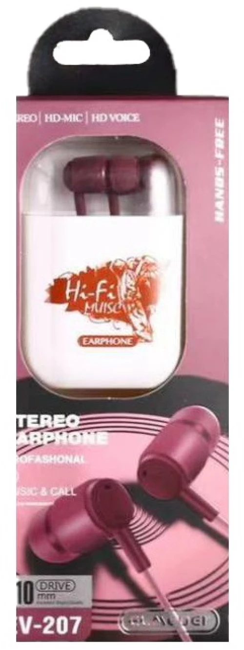 Ενσύρματα ακουστικά - EV-207 - 202296 - Pink