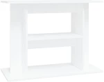 vidaXL Βάση Ενυδρείου Λευκή 80 x 35 x 60 εκ. από Επεξεργασμένο Ξύλο