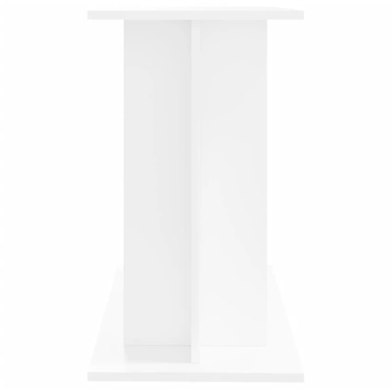 vidaXL Βάση Ενυδρείου Λευκή 80 x 35 x 60 εκ. από Επεξεργασμένο Ξύλο