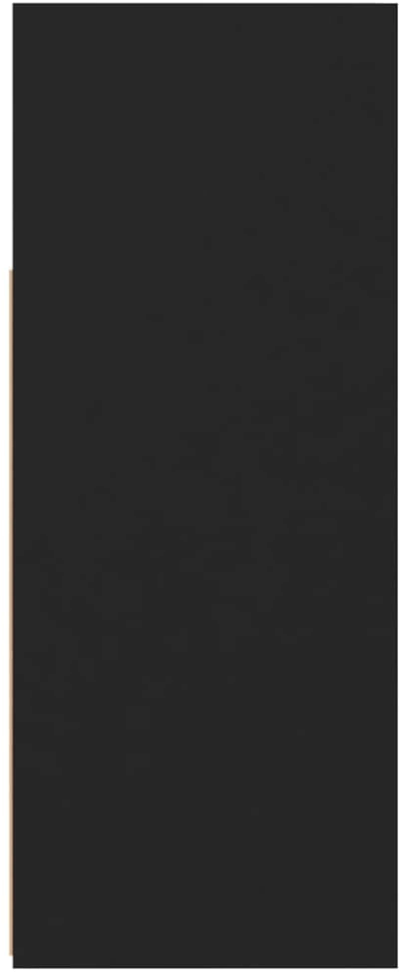 vidaXL Μπουφές με LED Μαύρος 115,5x30x75 εκ.