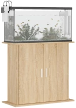 vidaXL Βάση Ενυδρείου Sonoma Δρυς 81x36x73 εκ. από Επεξεργασμένο Ξύλο