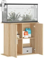 vidaXL Βάση Ενυδρείου Sonoma Δρυς 81x36x73 εκ. από Επεξεργασμένο Ξύλο