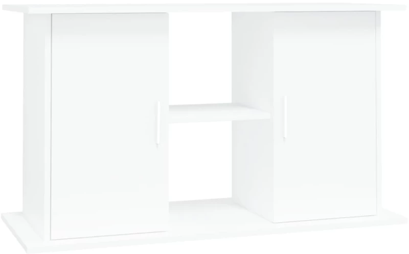 vidaXL Βάση Ενυδρείου Λευκή 101 x 41 x 58 εκ. από Επεξεργασμένο Ξύλο