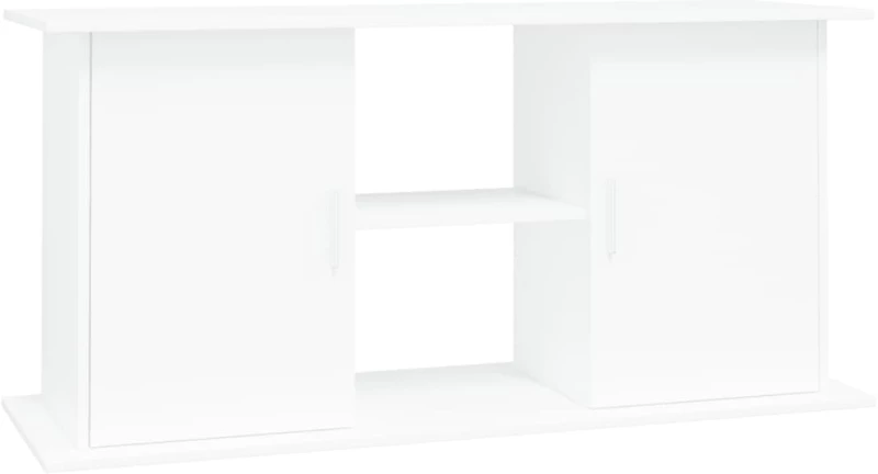 vidaXL Βάση Ενυδρείου Λευκή 121 x 41 x 58 εκ. από Επεξεργασμένο Ξύλο
