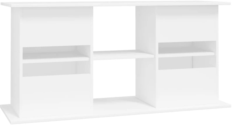 vidaXL Βάση Ενυδρείου Λευκή 121 x 41 x 58 εκ. από Επεξεργασμένο Ξύλο