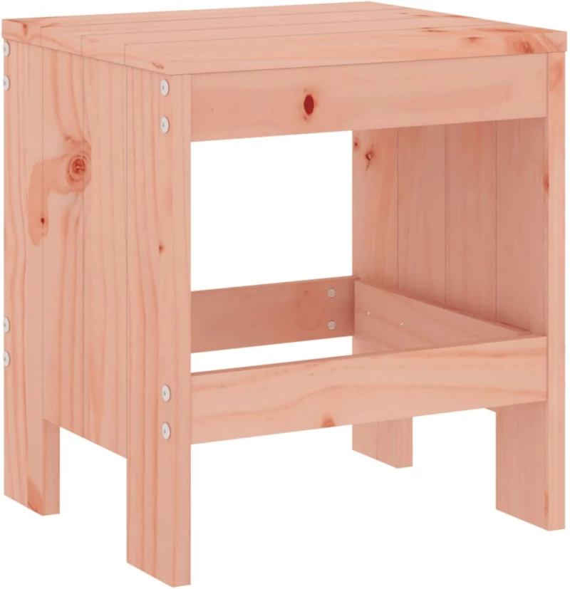vidaXL Σκαμπό Κήπου 2 τεμ. 40 x 36 x 45εκ. Μασίφ Ξύλο Ψευδοτσούγκας