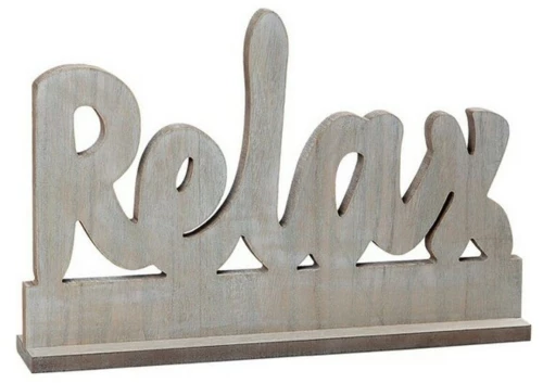 Ξύλινη Πινακίδα Relax 112024