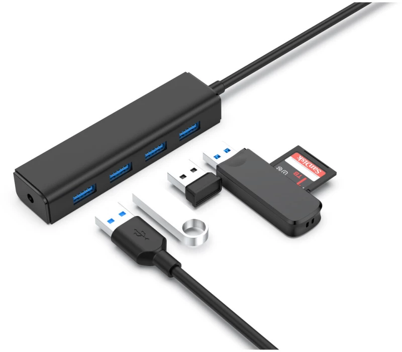 USB Hub Conceptronic C4PUSB3 Μαύρο