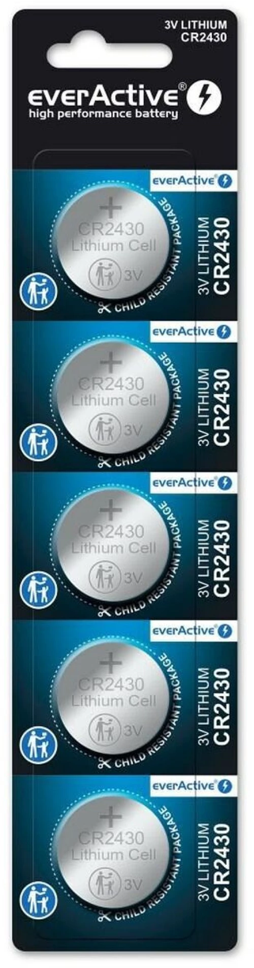 Μπαταρίες EverActive CR2430 (5 Μονάδες)