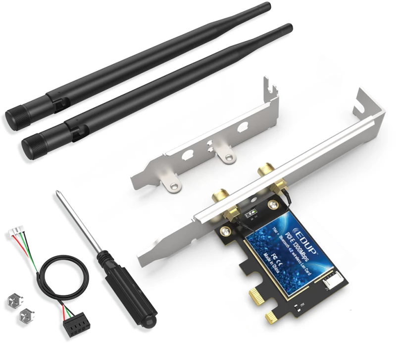 EDUP EP-9632 AC1200 WiFi + Bluetooth 4.2 Network Card