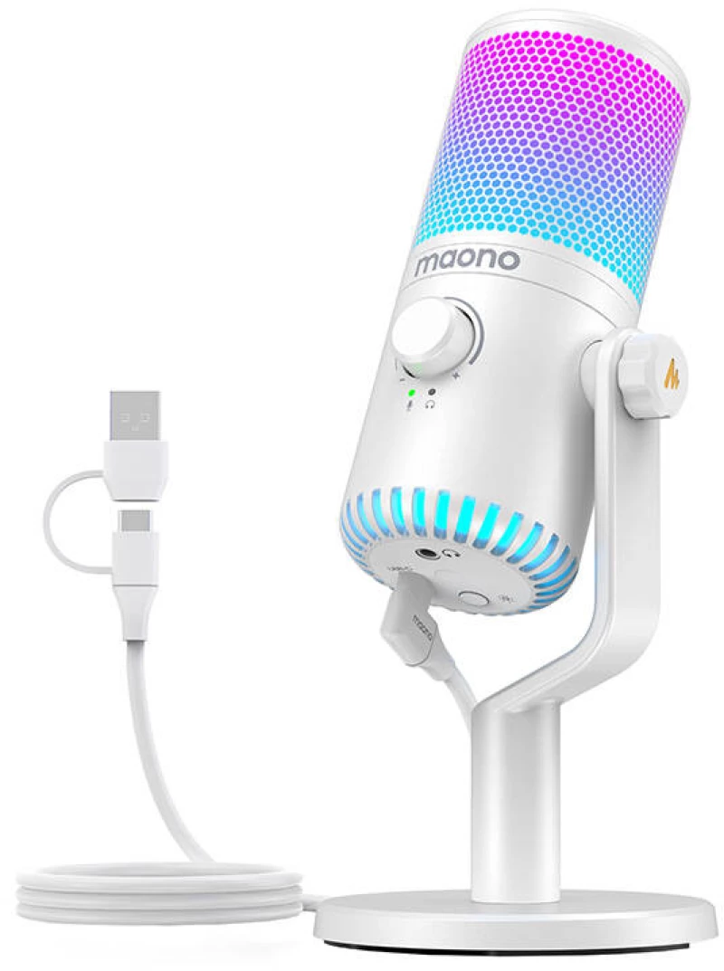Gaming Microphone Maono DM30RGB (white)
