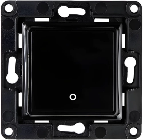 Shelly wall switch 1 button (black)