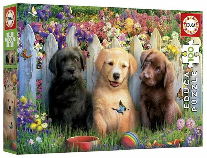 Παζλ Educa Doggies 100 Τεμάχια