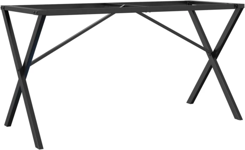 vidaXL Πόδια Τραπεζαρίας σε Σχήμα «X» 140x60x73 εκ. Χυτοσίδηρος