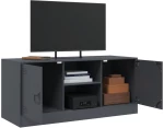 vidaXL Έπιπλο Τηλεόρασης Ανθρακί 99x39x44 εκ. από Χάλυβα