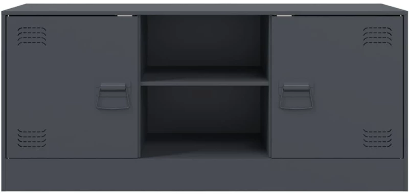 vidaXL Έπιπλο Τηλεόρασης Ανθρακί 99x39x44 εκ. από Χάλυβα