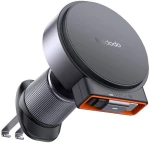 Wireless car charger with retractable USB-C cableMcdodo CH-3000, 15W (black)
