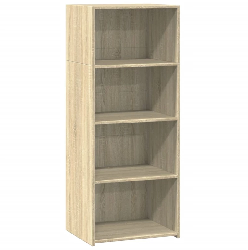 vidaXL Ντουλάπι Sonoma Δρυός 50x41x124 εκ. από Επεξεργασμένο Ξύλο