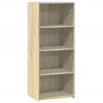 vidaXL Ντουλάπι Sonoma Δρυός 50x41x124 εκ. από Επεξεργασμένο Ξύλο