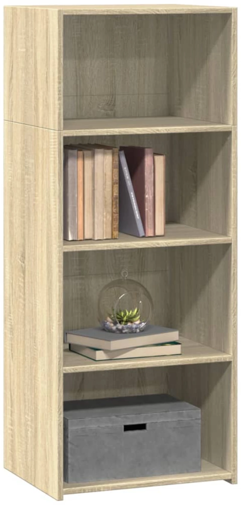 vidaXL Ντουλάπι Sonoma Δρυός 50x41x124 εκ. από Επεξεργασμένο Ξύλο