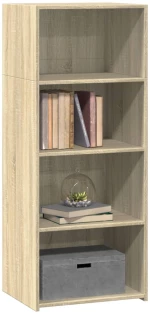 vidaXL Ντουλάπι Sonoma Δρυός 50x41x124 εκ. από Επεξεργασμένο Ξύλο