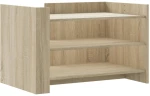 vidaXL Τραπεζάκι Σαλονιού Sonoma Δρυς 80x50x50 εκ. Επεξεργασμένο Ξύλο